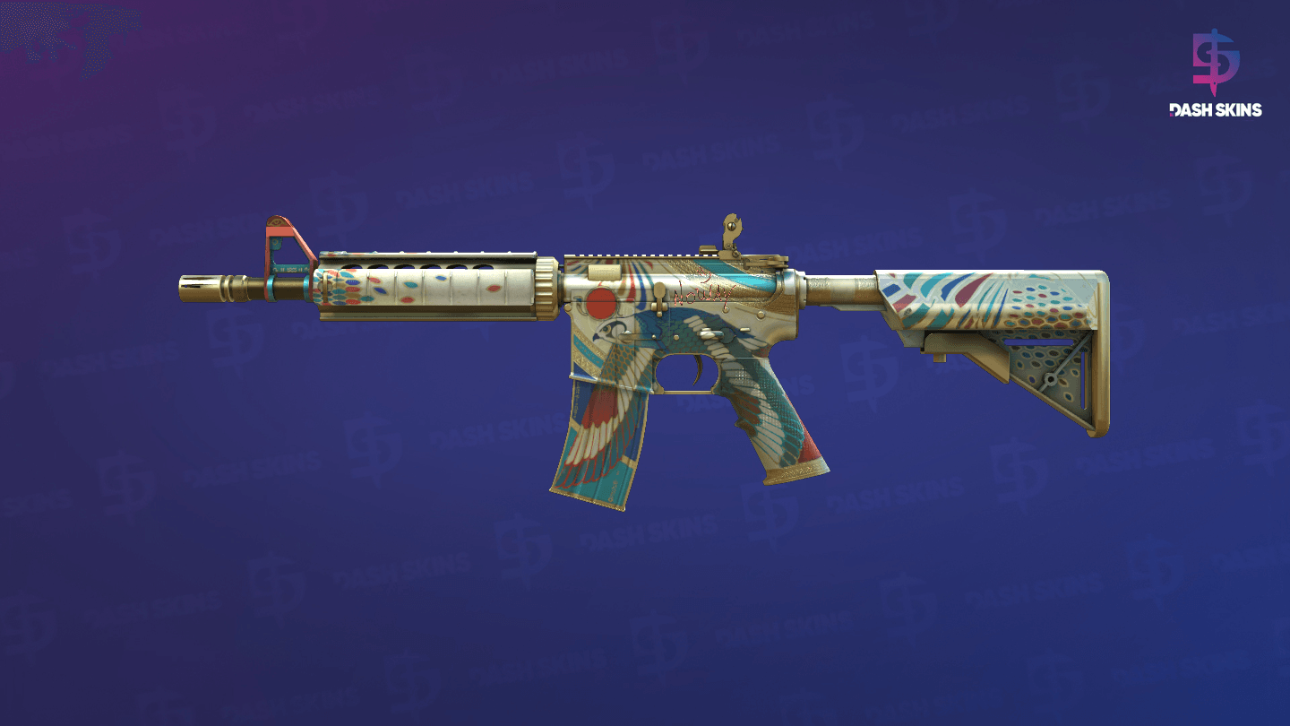 M4A4 | Eye of Horus (Minimal Wear) Screenshot Playside