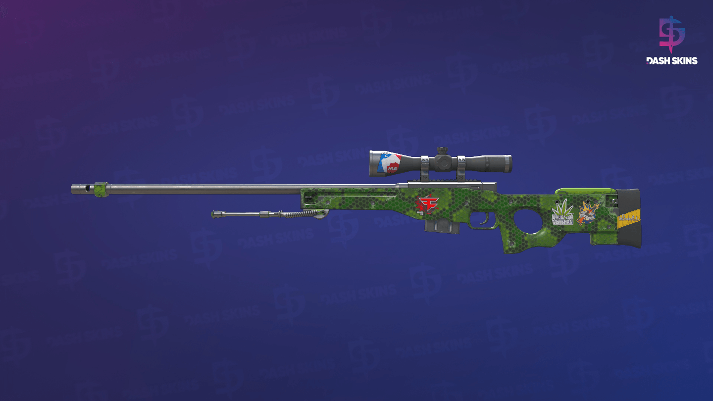 AWP | Pit Viper (Minimal Wear) Screenshot Playside