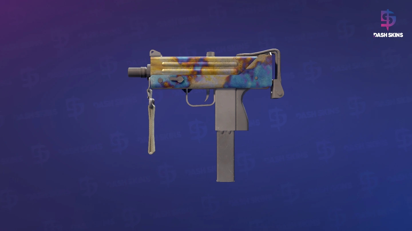 Souvenir MAC-10 | Case Hardened (Well-Worn) Screenshot Playside