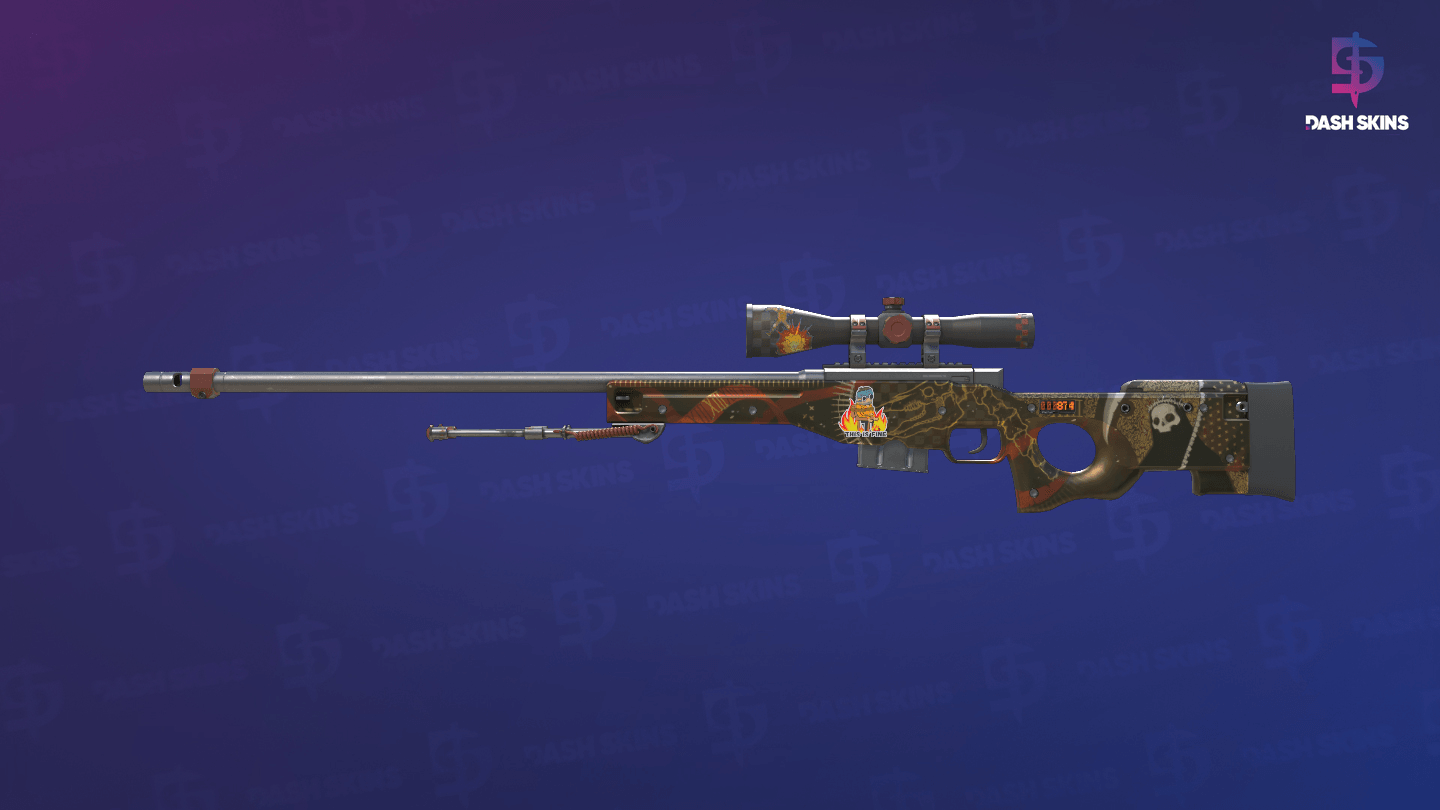 StatTrak™ AWP | Mortis (Field-Tested) Screenshot Playside