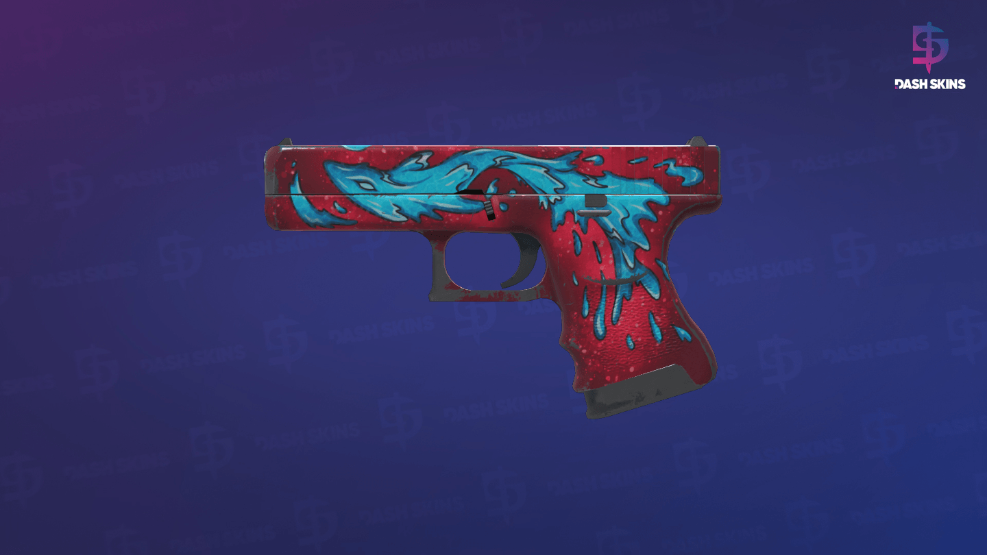 Glock-18 | Water Elemental (Field-Tested) Screenshot Playside