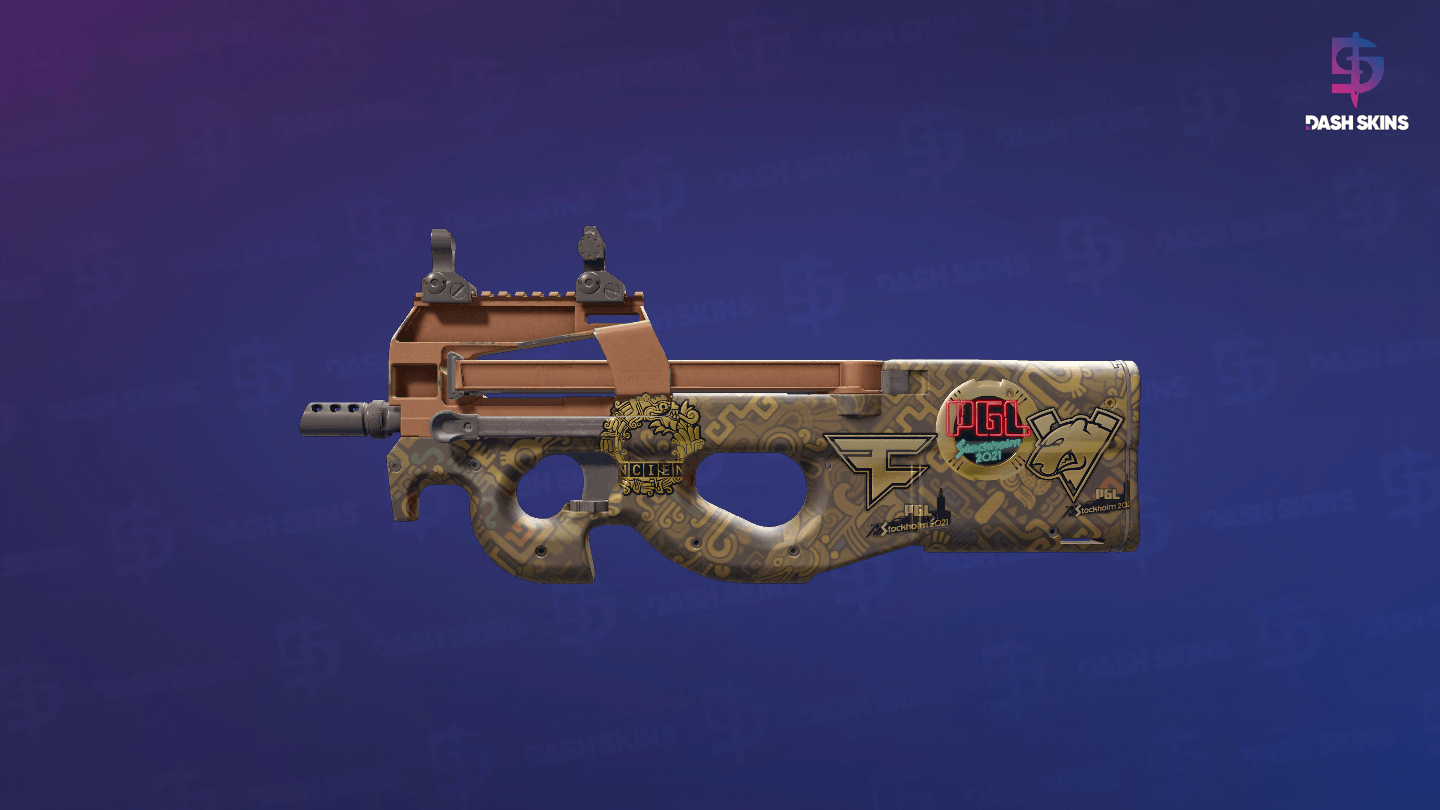 Souvenir P90 | Ancient Earth (Minimal Wear) Screenshot Playside