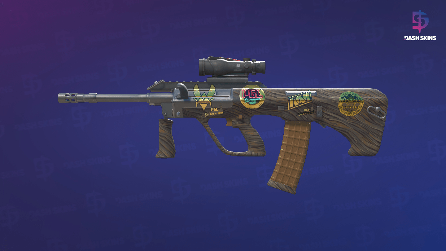 Souvenir AUG | Spalted Wood (Factory New) Screenshot Playside