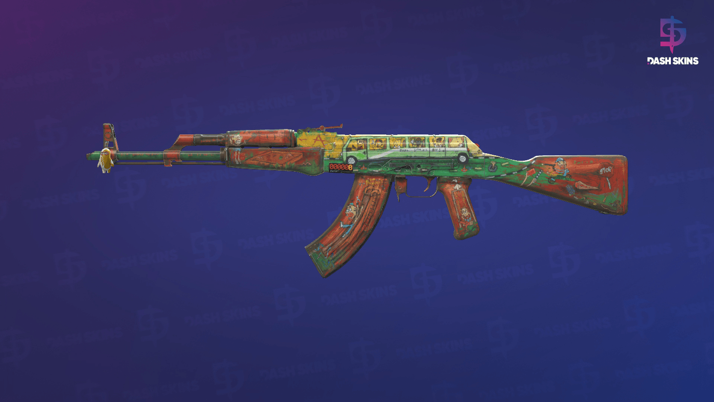 StatTrak™ AK-47 | The Outsiders (Field-Tested) Screenshot Playside