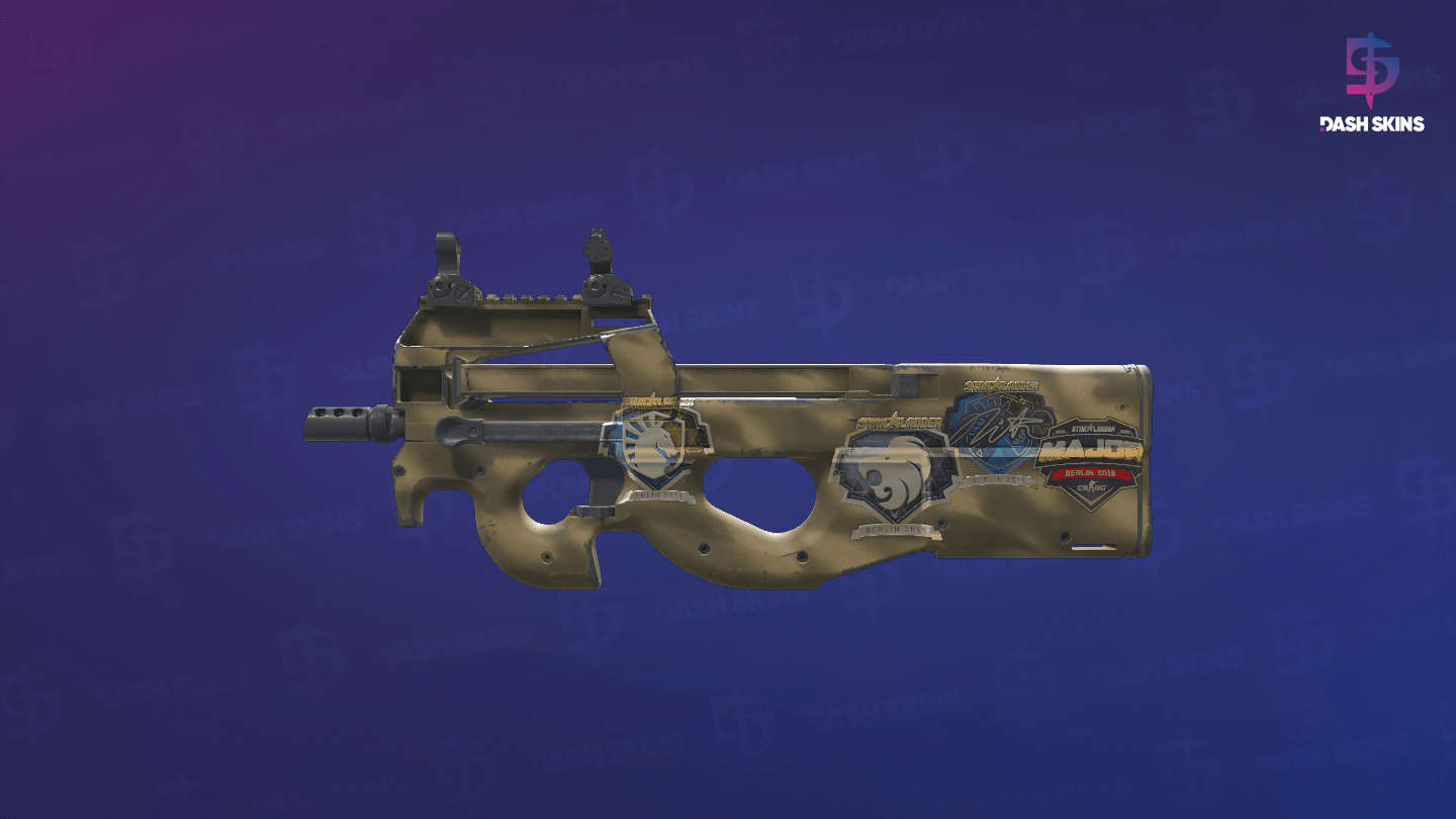 Souvenir P90 | Sand Spray (Field-Tested) Screenshot Playside