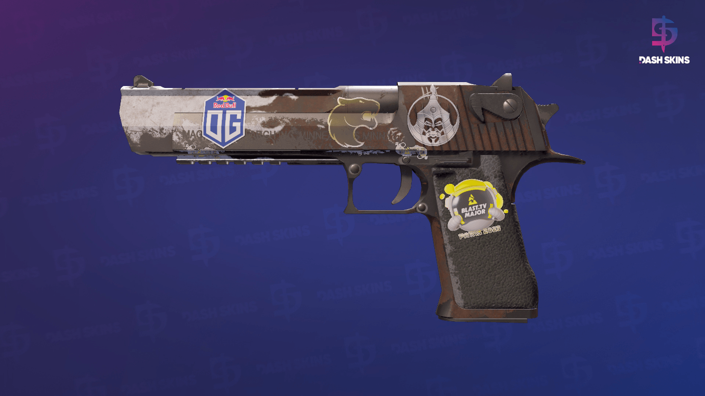 Desert Eagle | Oxide Blaze (Well-Worn) Screenshot Playside