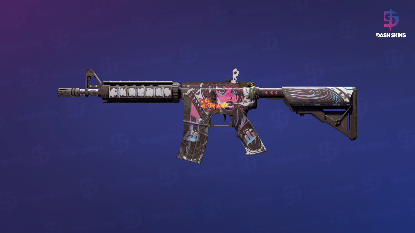 M4A4 | Neo-Noir (Battle-Scarred) Screenshot Playside