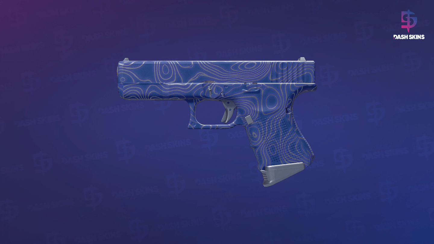 Glock-18 | Ocean Topo (Factory New) Screenshot Playside