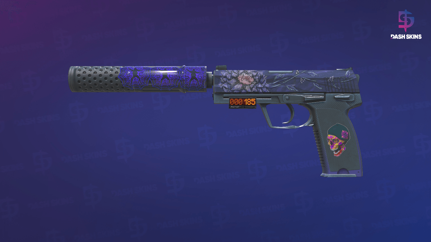 StatTrak™ USP-S | Black Lotus (Minimal Wear) Screenshot Playside