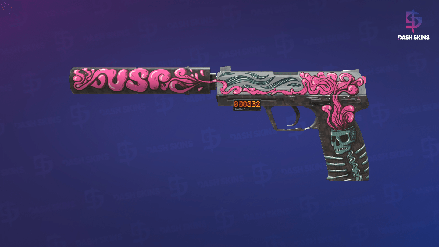 StatTrak™ USP-S | Cortex (Minimal Wear) Screenshot Playside