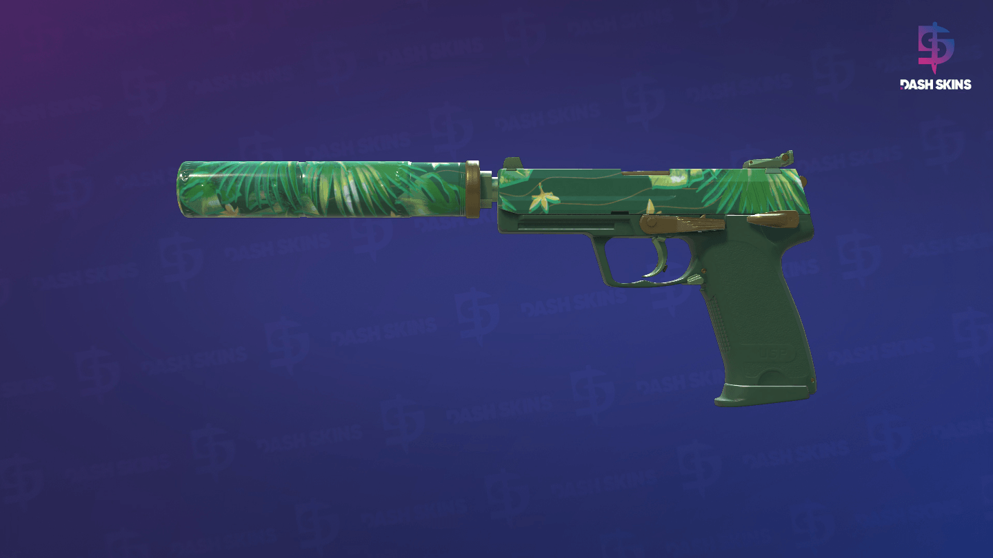 USP-S | Tropical Breeze (Minimal Wear) Screenshot Playside