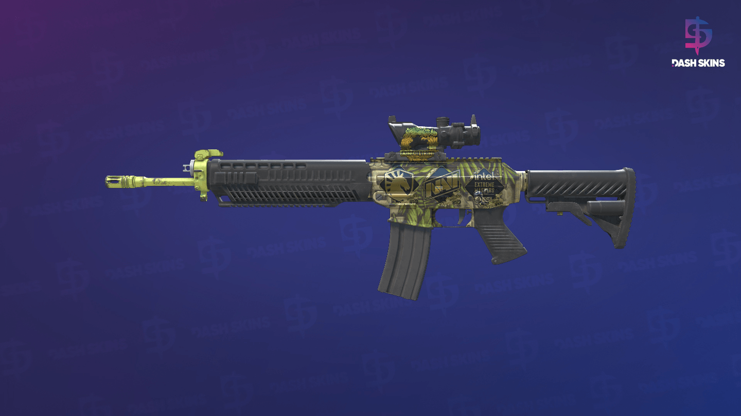 Souvenir SG 553 | Lush Ruins (Field-Tested) Screenshot Playside