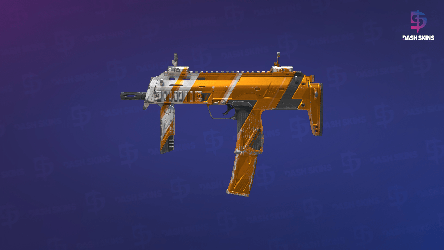 MP7 | Amberline (Well-Worn) Screenshot Playside