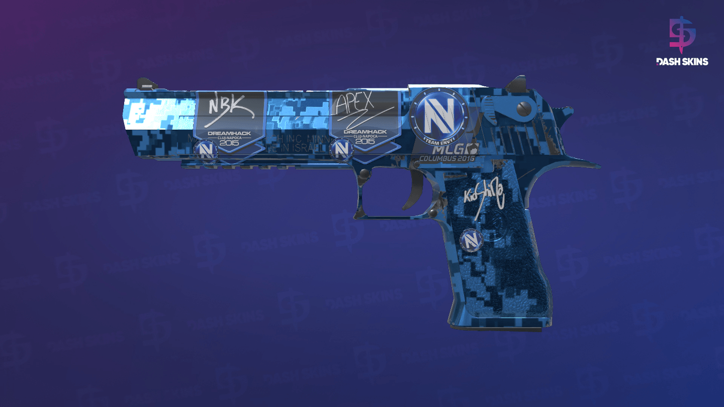Desert Eagle | Cobalt Disruption (Minimal Wear) Screenshot Playside