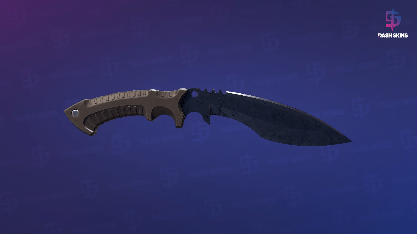 ★ Kukri Knife | Blue Steel (Well-Worn) Screenshot Playside