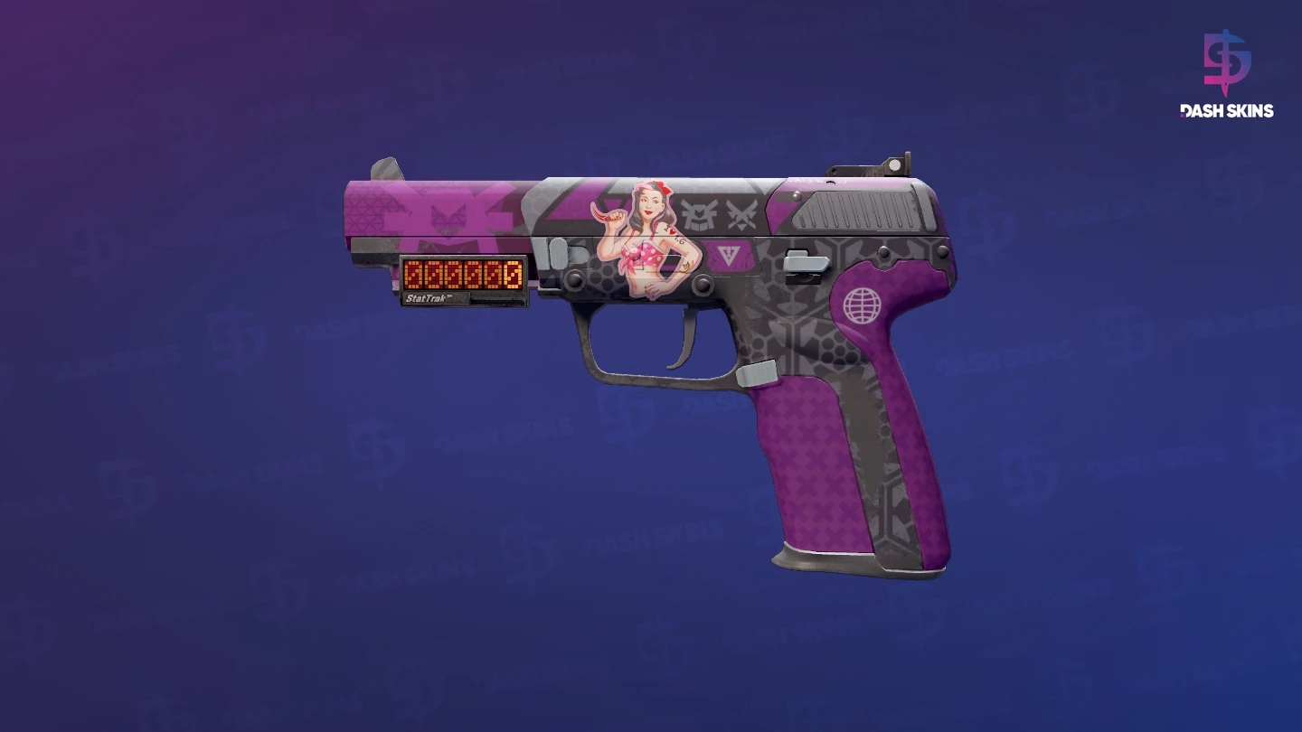 StatTrak™ Five-SeveN | Violent Daimyo (Field-Tested) Screenshot Playside