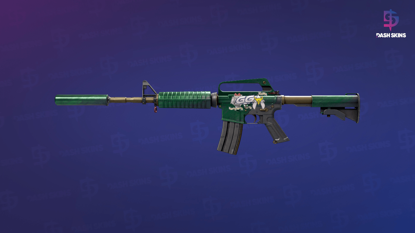 M4A1-S | Electrum (Well-Worn) Screenshot Playside