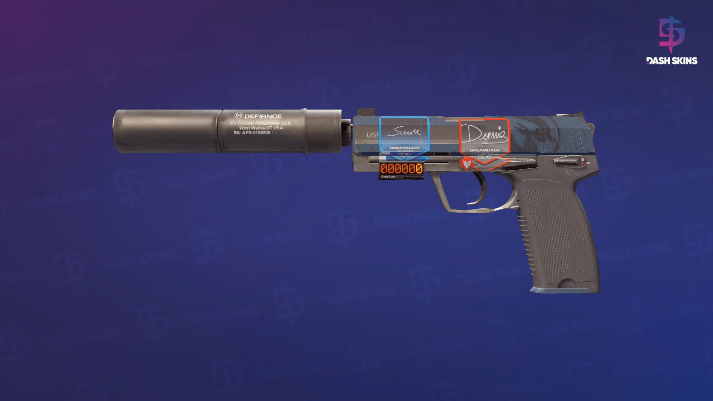 StatTrak™ USP-S | Guardian (Minimal Wear) Screenshot Playside