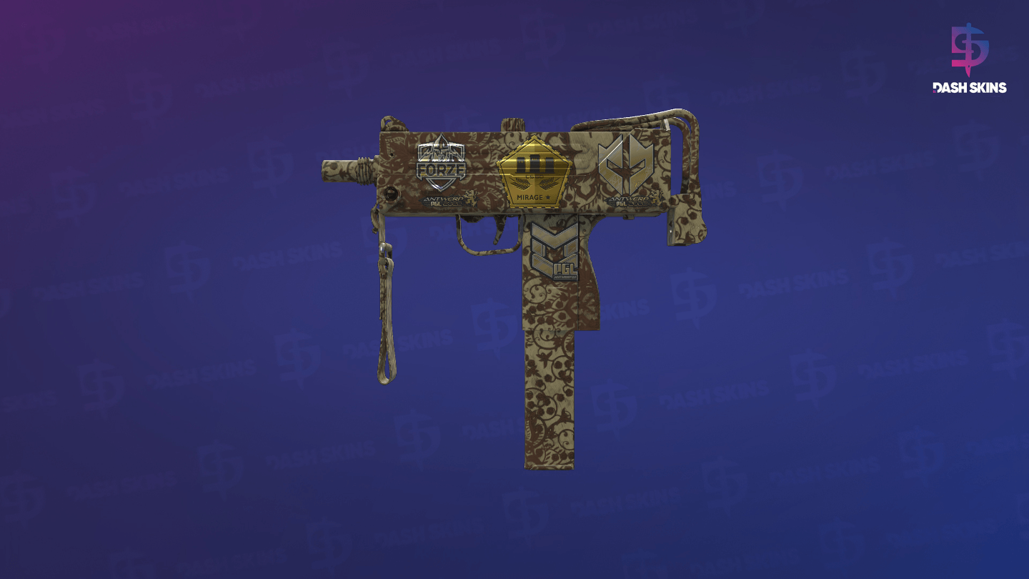 Souvenir MAC-10 | Sienna Damask (Factory New) Screenshot Playside