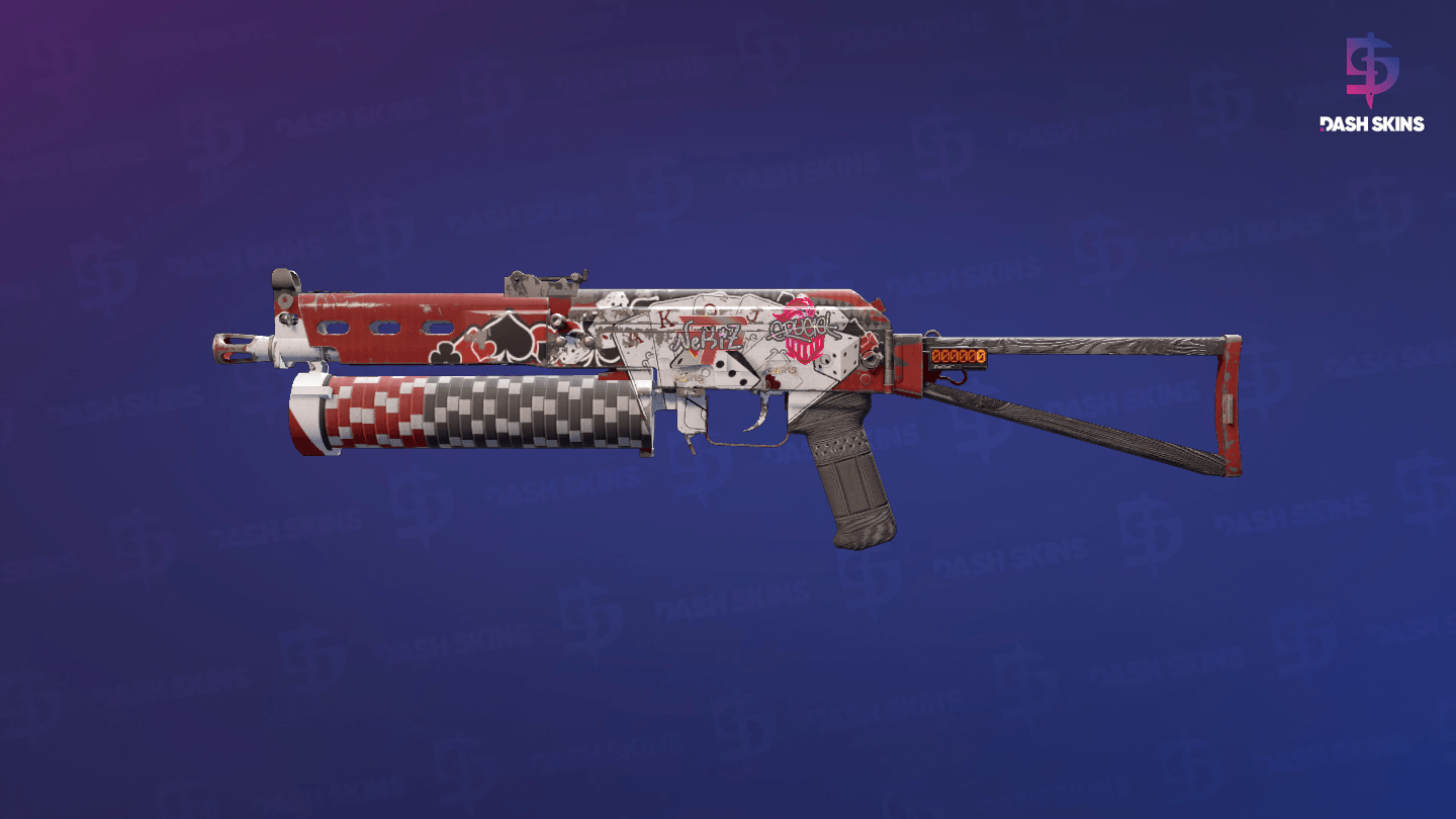 StatTrak™ PP-Bizon | High Roller (Well-Worn) Screenshot Playside