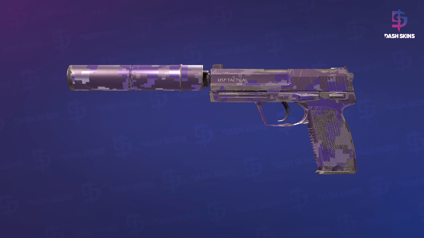 USP-S | Purple DDPAT (Field-Tested) Screenshot Playside