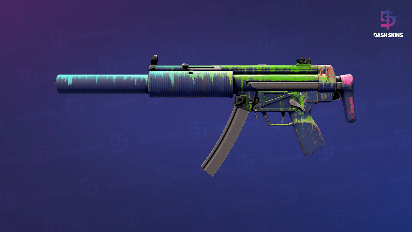 MP5-SD | Phosphor (Well-Worn) Screenshot Playside