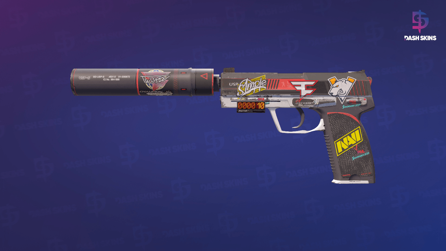StatTrak™ USP-S | Cyrex (Minimal Wear) Screenshot Playside