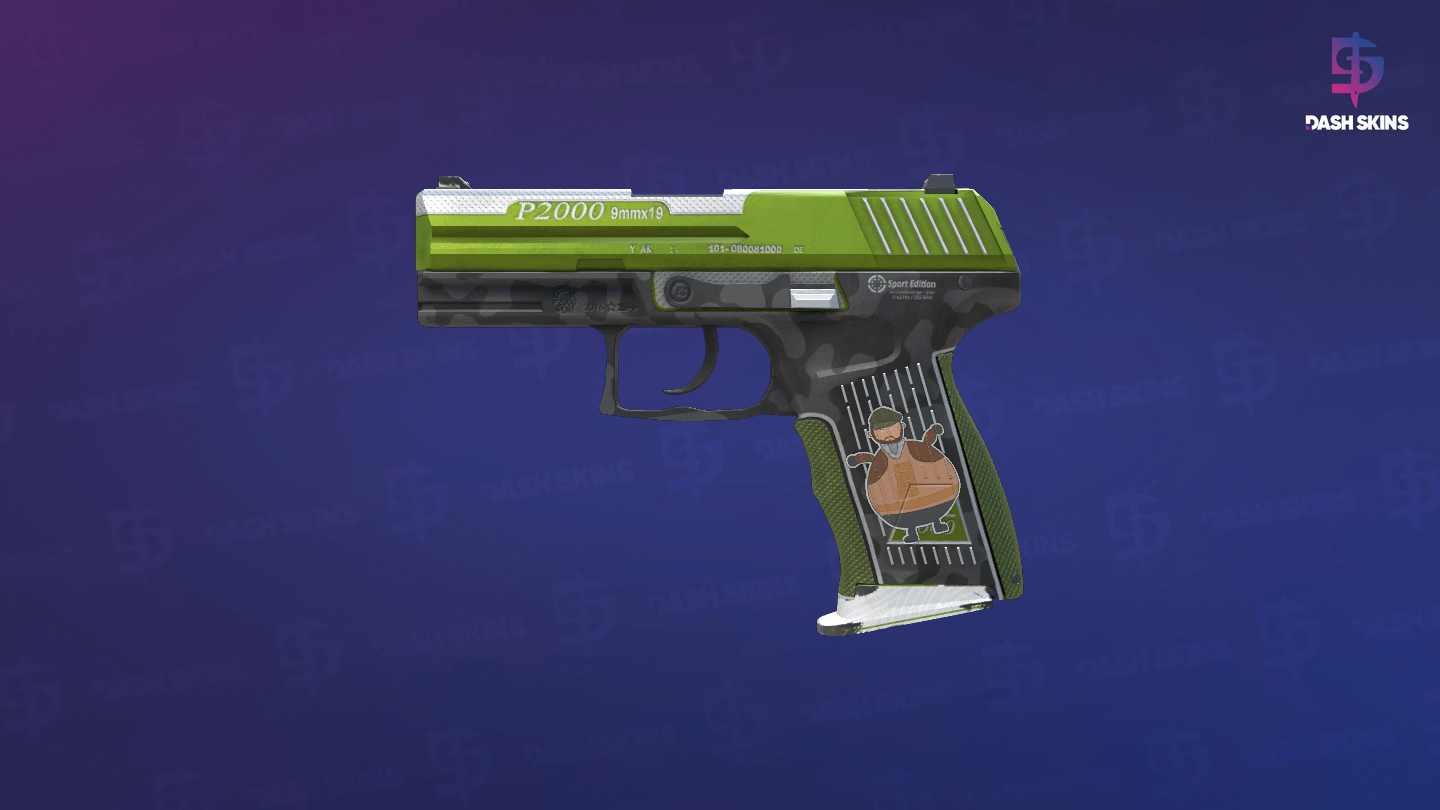 P2000 | Turf (Minimal Wear) Screenshot Playside