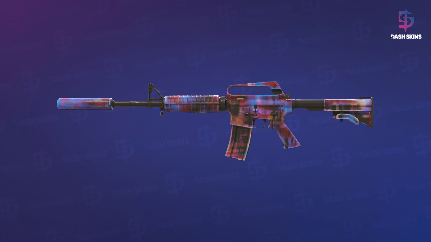 M4A1-S | Glitched Paint (Minimal Wear) Screenshot Playside