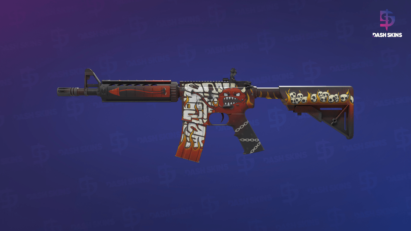 M4A4 | Hellfire (Factory New) Screenshot Playside