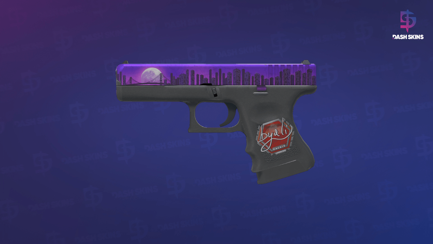 Glock-18 | Moonrise (Minimal Wear) Screenshot Playside