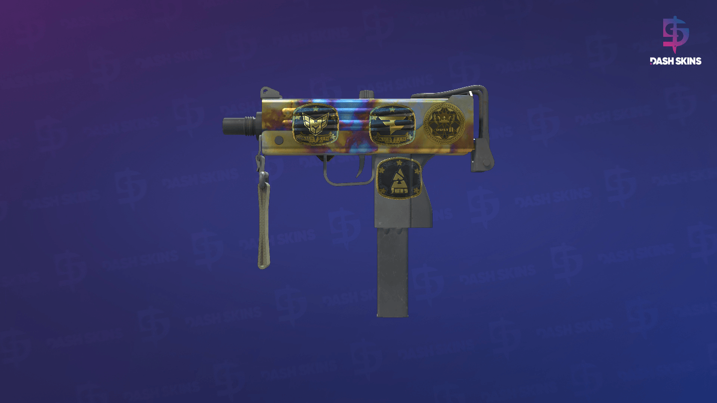 Souvenir MAC-10 | Case Hardened (Minimal Wear) Screenshot Playside