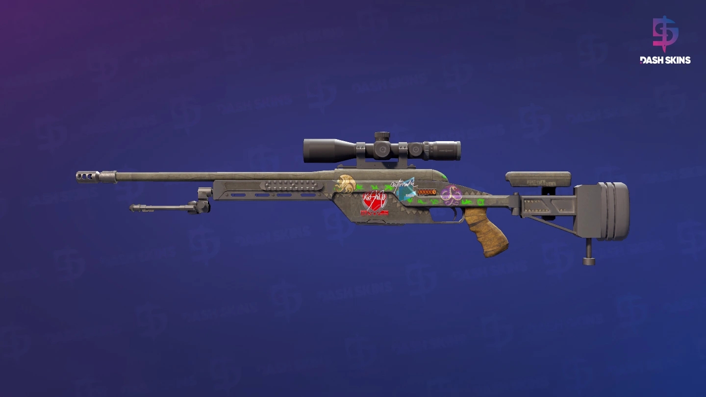 StatTrak™ SSG 08 | Necropos (Well-Worn) Screenshot Playside