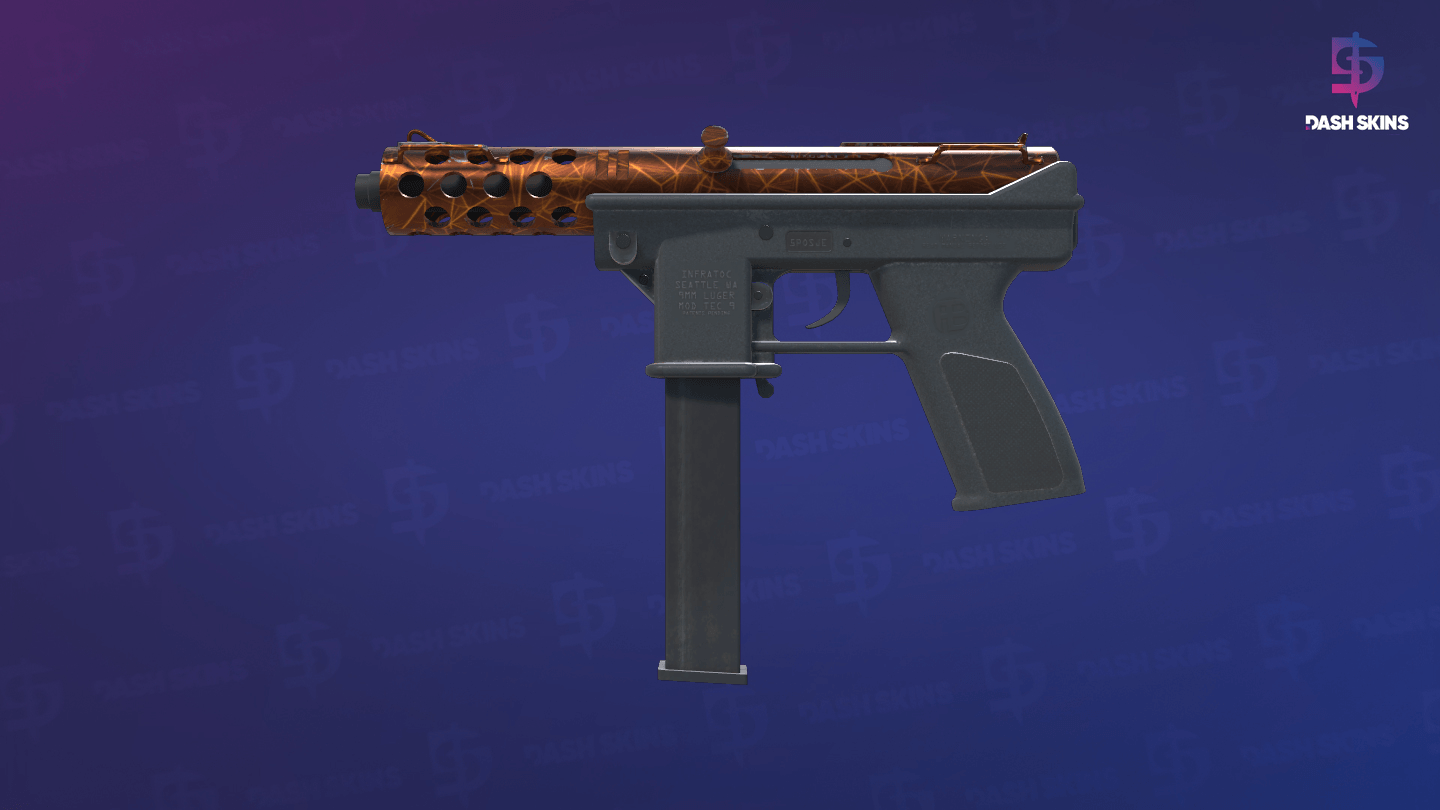 Tec-9 | Red Quartz (Factory New) Screenshot Playside