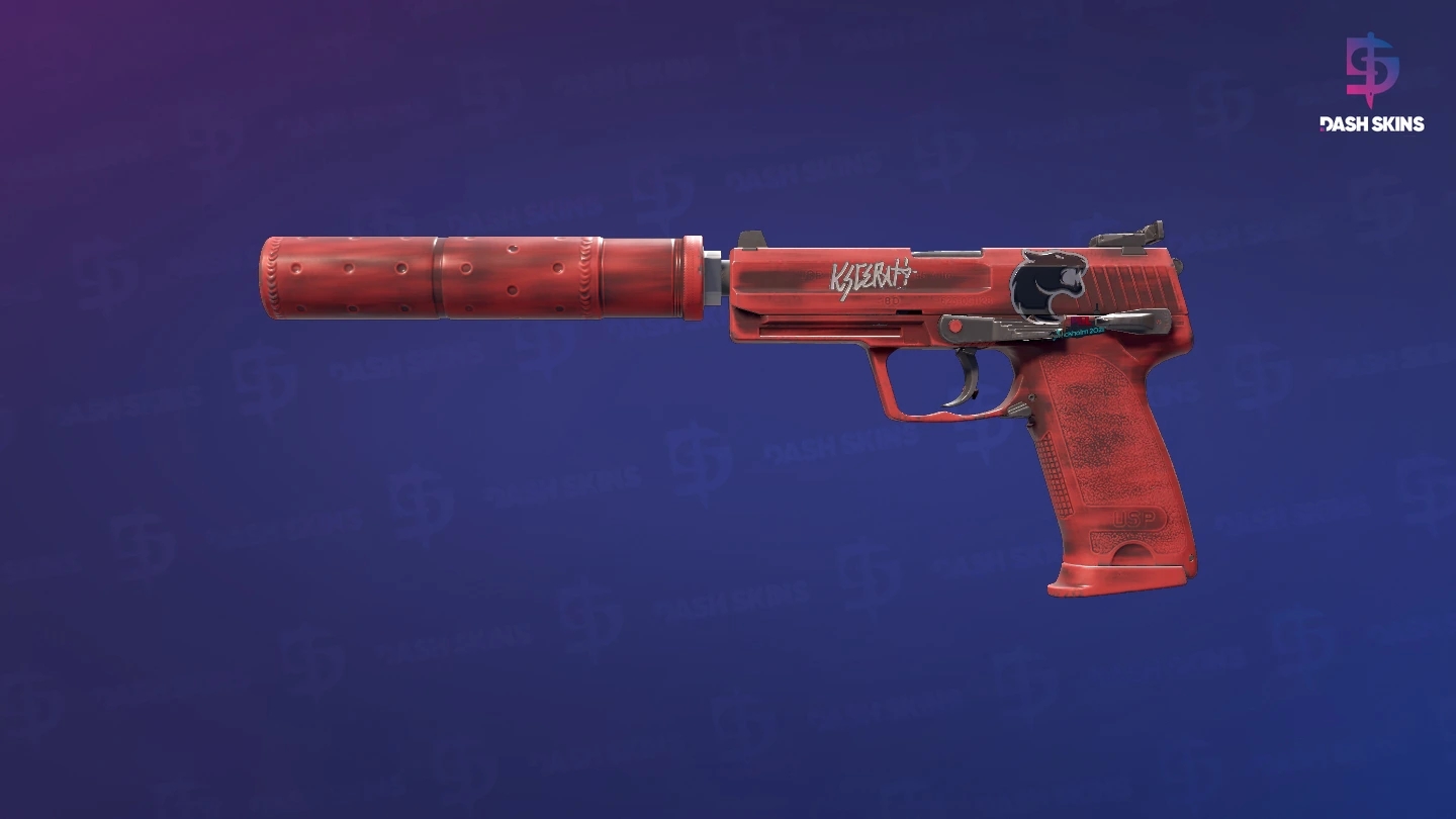 USP-S | Bleeding Edge (Minimal Wear) Screenshot Playside