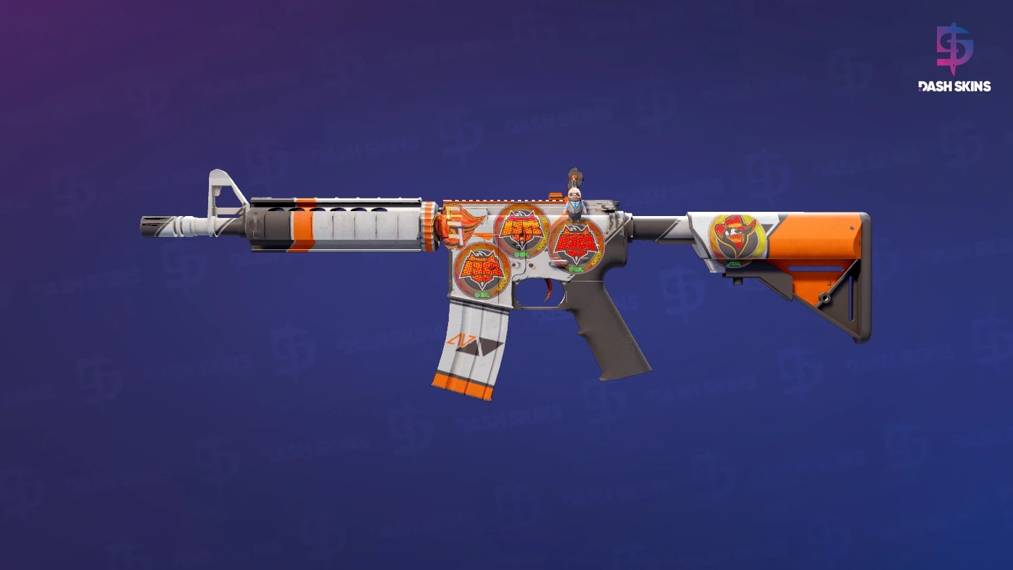 M4A4 | Asiimov (Well-Worn) Screenshot Playside