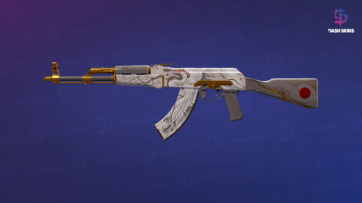 AK-47 | Crane Flight (Well-Worn) Screenshot Playside
