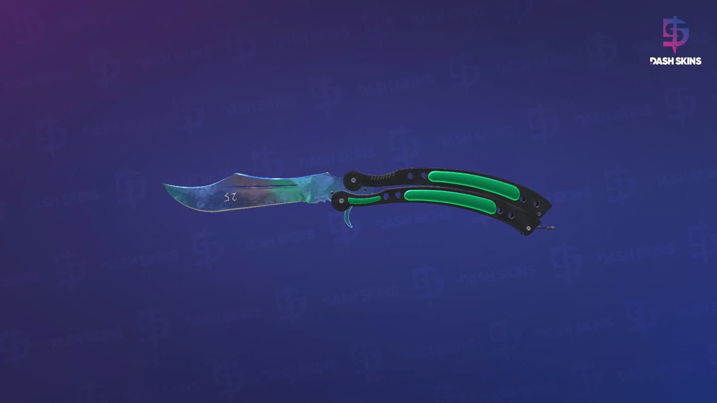 ★ StatTrak™ Butterfly Knife | Gamma Doppler (Factory New) - Phase 1 Screenshot Playside
