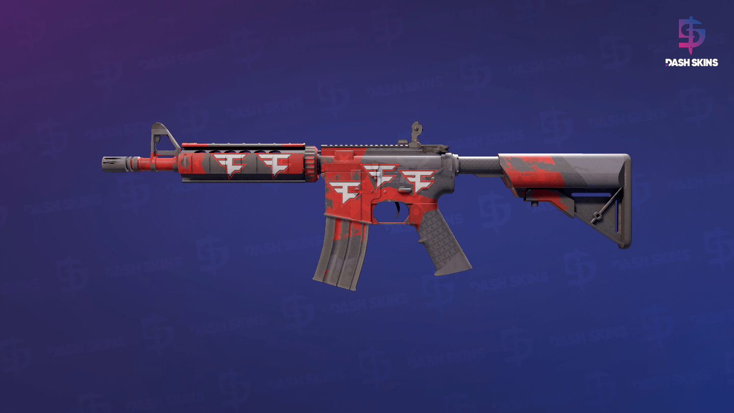 M4A4 | Evil Daimyo (Well-Worn) Screenshot Playside
