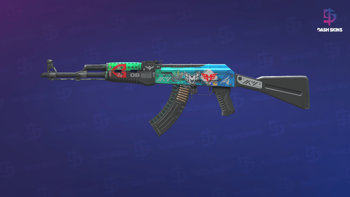 AK-47 | Ice Coaled (Field-Tested) Screenshot Playside
