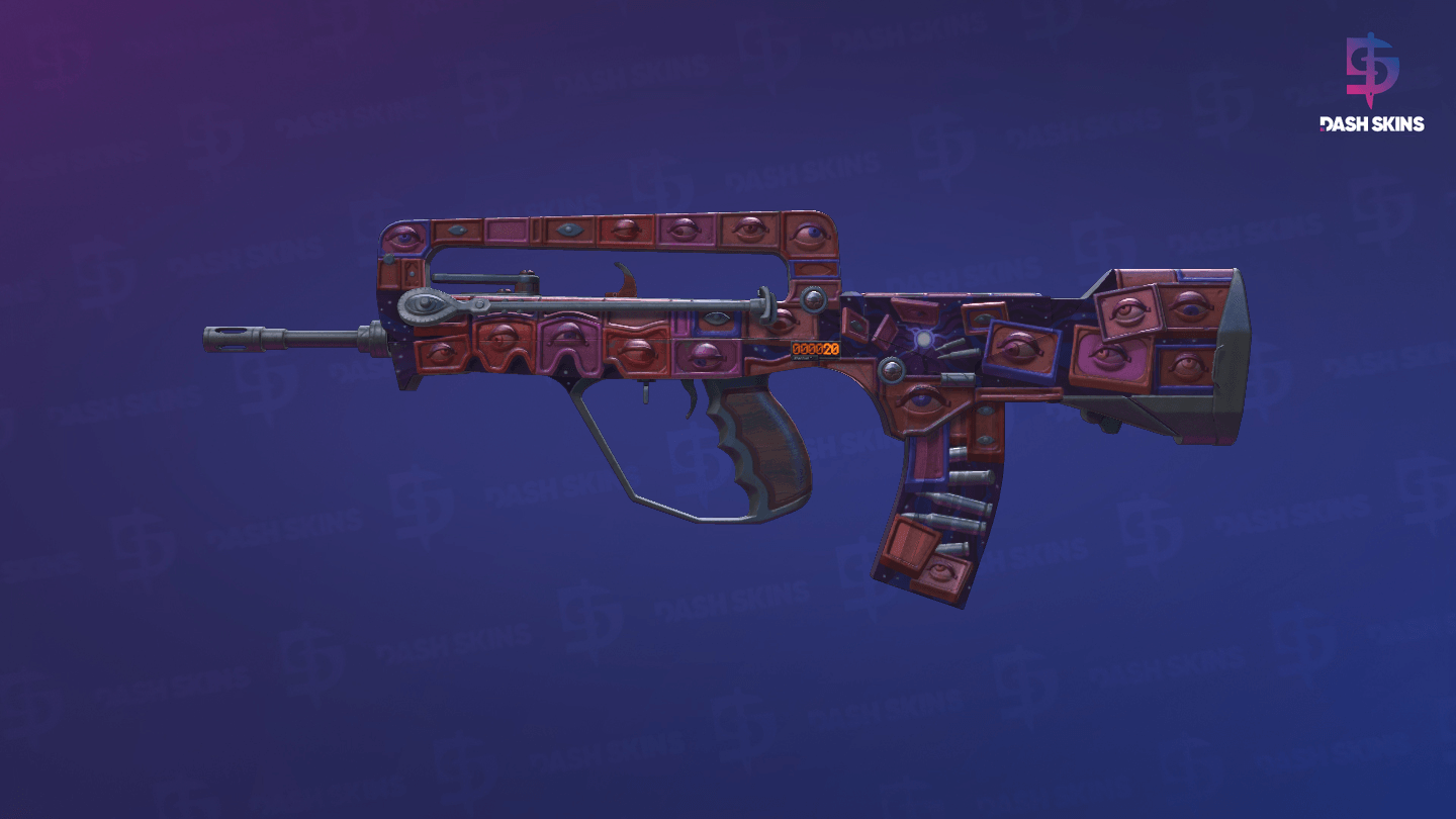StatTrak™ FAMAS | Rapid Eye Movement (Well-Worn) Screenshot Playside