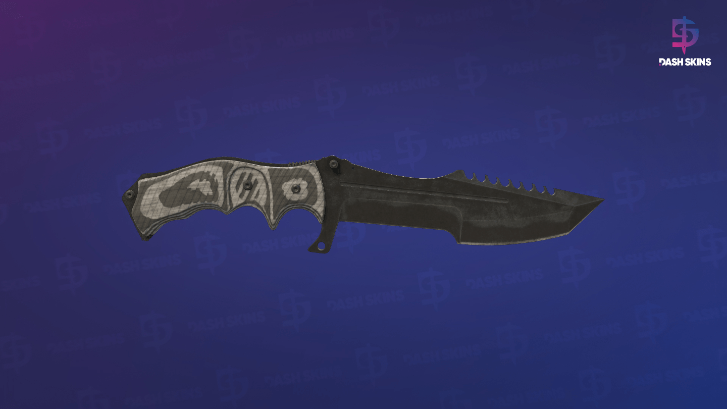 ★ Huntsman Knife | Black Laminate (Battle-Scarred) Screenshot Playside