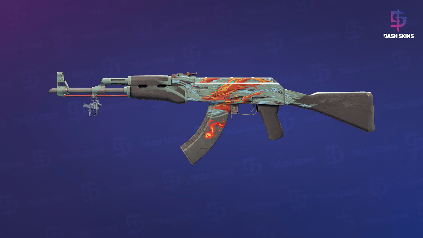 AK-47 | Aquamarine Revenge (Field-Tested) Screenshot Playside