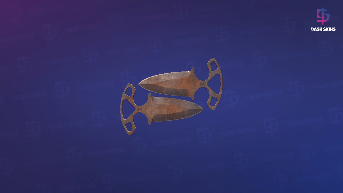 ★ Shadow Daggers | Rust Coat (Battle-Scarred) Screenshot Playside
