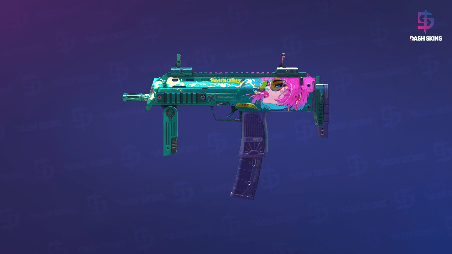 MP7 | Smoking Kills (Well-Worn) Screenshot Playside