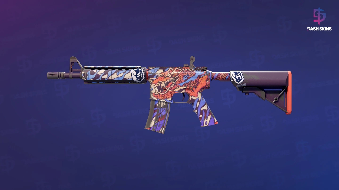 M4A4 | 龍王 (Dragon King) (Field-Tested) Screenshot Playside