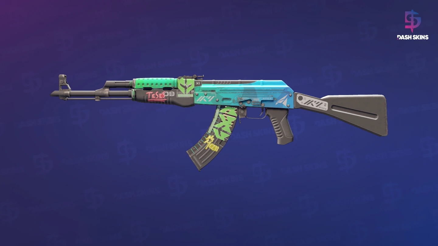 AK-47 | Ice Coaled (Field-Tested) Screenshot Playside