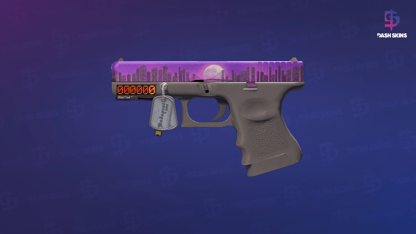 StatTrak™ Glock-18 | Moonrise (Field-Tested) Screenshot Playside