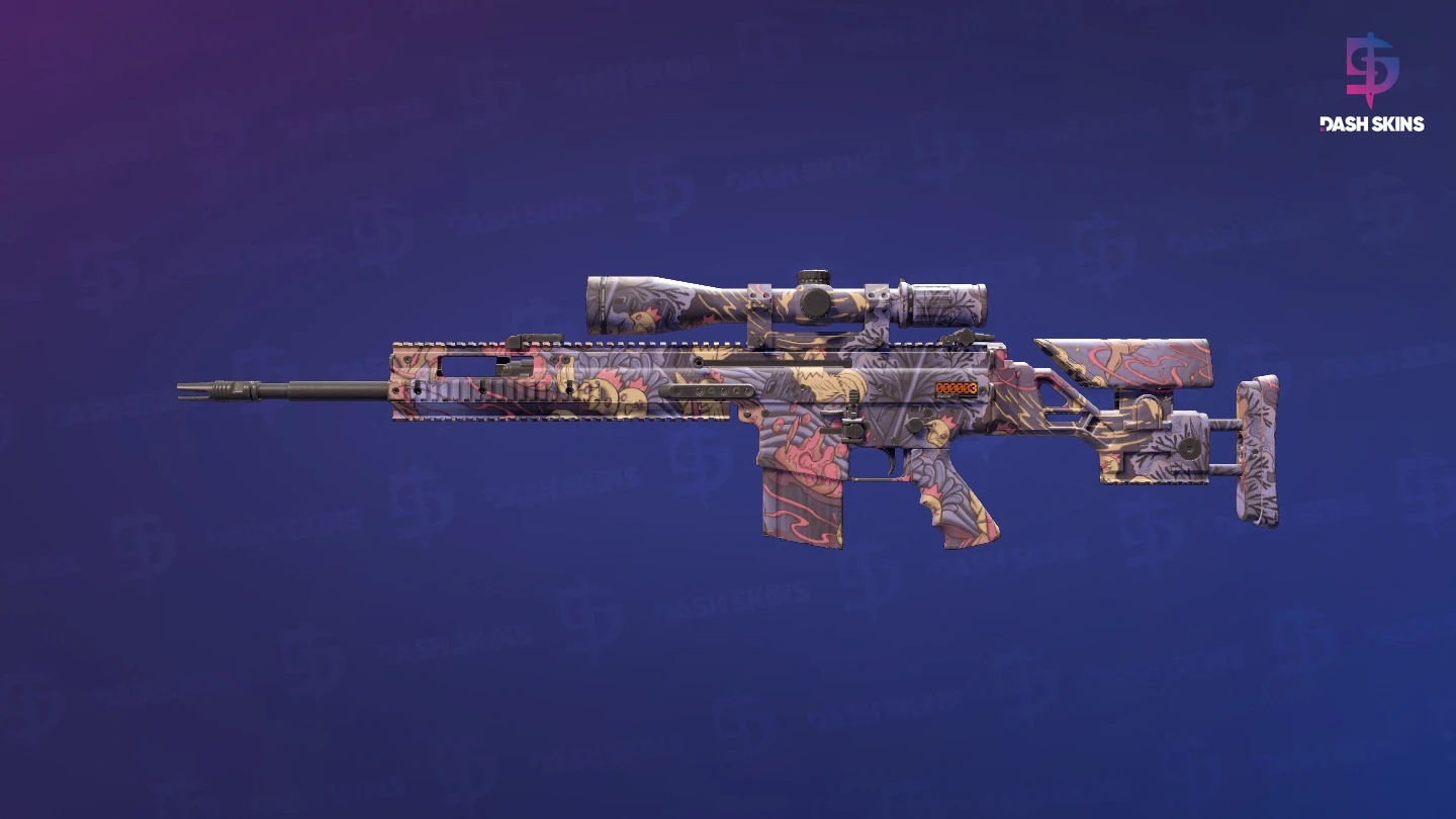 StatTrak™ SCAR-20 | Poultrygeist (Factory New) Screenshot Playside