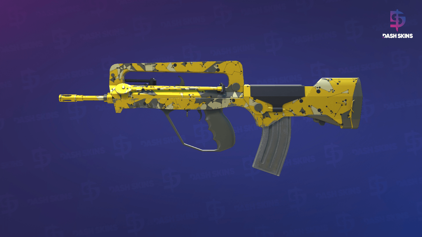 FAMAS | Neural Net (Factory New) Screenshot Playside